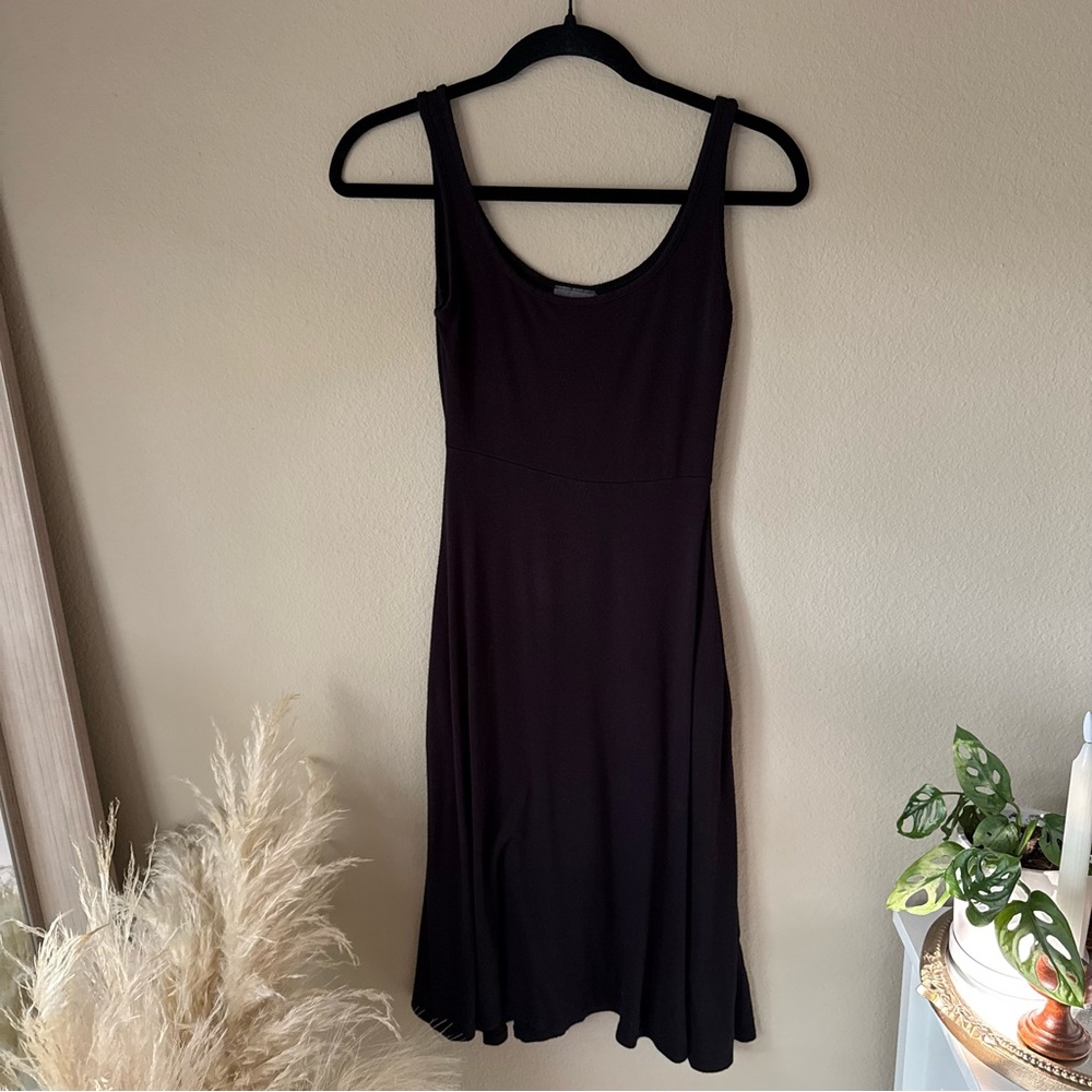 Olivia Rae Black Tank Sway Basic Dress Sleeveless Shirt Dress Casual Summer